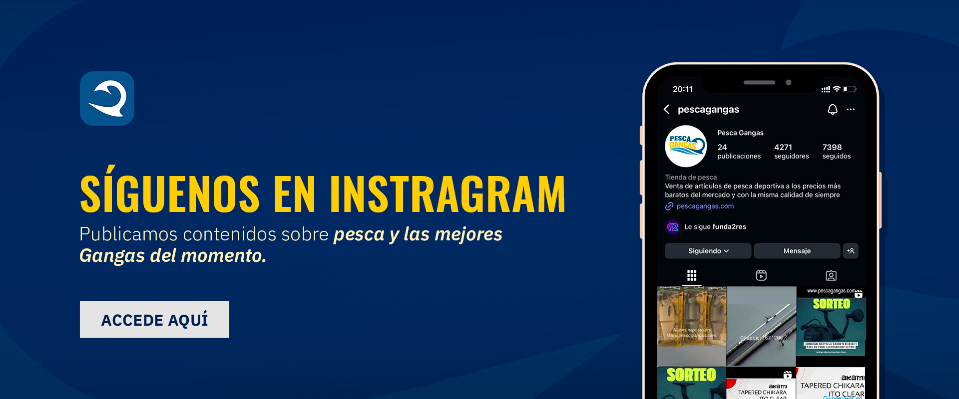 síguenos en Instagram