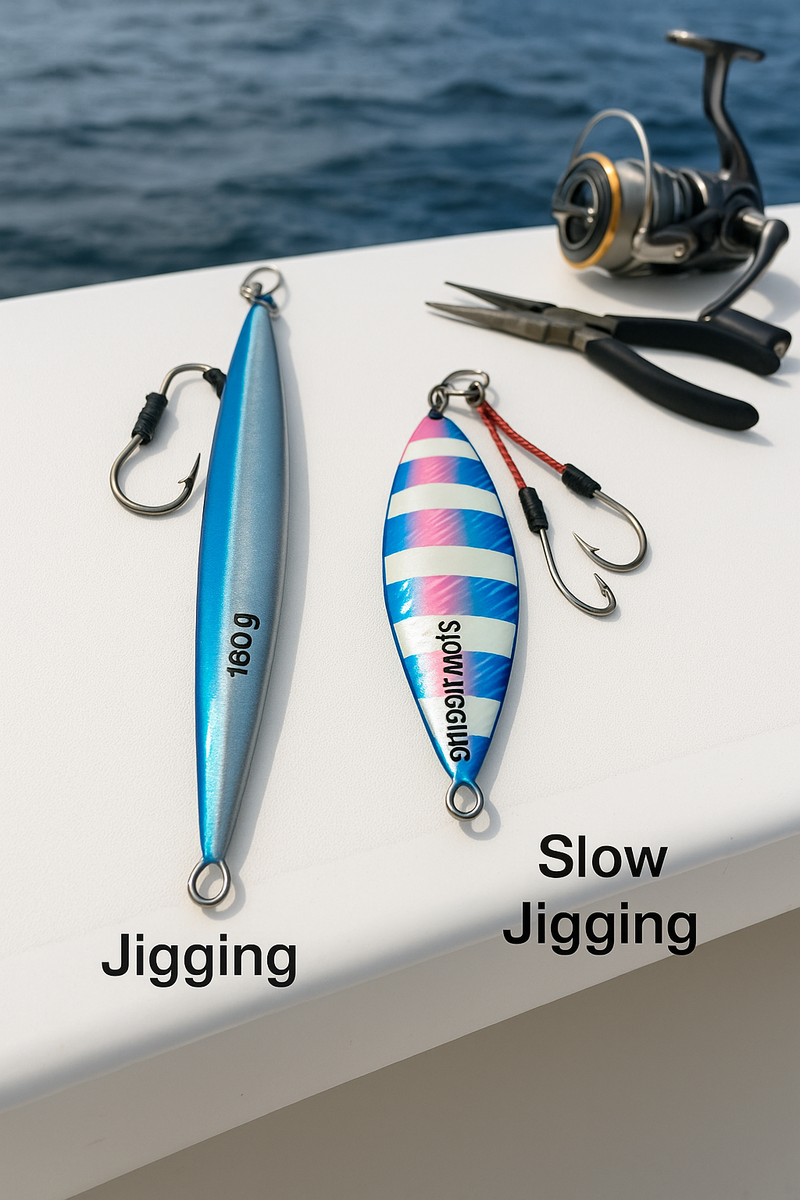 Diferencias entre jigging y slow jigging: guía completa para principiantes