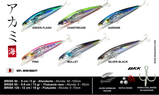 AKAMI BRISK 120 FLOATING 0-0,70cm