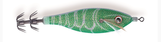 Akami Senshei Sutte – Potera luminosa con cuerpo plomado para eging – Alta resistencia y realismo – Ideal para sepia, calamar y pulpo