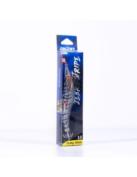 AKAMI Zebra Stripe – Pajarita Eging Profesional para Sepias y Calamares