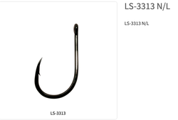 Anzuelos Gamakatsu LS-3313F – Tipo Chinu con ojal – Níquel negro – Alta resistencia y afilado japonés