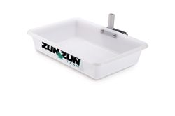 Bandeja autoajustable para percha de surfcasting con soporte portaagujas incorporado