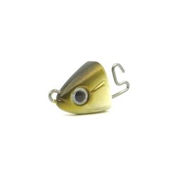Black Minnow 140 - 2 Shallow jig head - 10g - Khaki