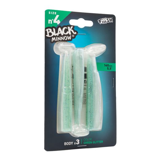 Black Minnow 140 - 3 cuerpos - Green Glitter Spain SC