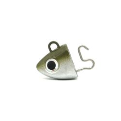 Black Minnow 70 – 2 Search Jig Head 4,5 g (70 mm), color Khaki – Cabezales plomados de búsqueda para vinilo