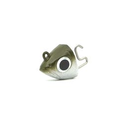 Black Minnow 70 – 2 Shore Jig Head 3 g (70 mm), color Khaki – Cabezas plomadas para vinilo