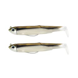 Black Minnow 70 – Doble Combo Especial Trucha Shore 3 g (70 mm), color Vairon – 2 señuelos pre-montados