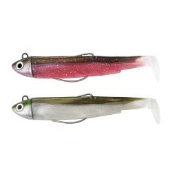 Black Minnow 70 Doble Combo Search 4.5 g – 2 Señuelos Montados para Spinning