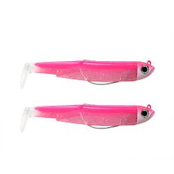 Black Minnow 70 Doble Combo Shore 3 g – 2 Montajes Completo para Rockfishing