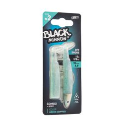 Black Minnow 90 - Combo - Off Shore - 10g - Green Glitter
