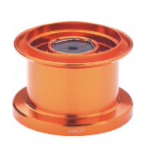 Bobina Rely DC Type 2.5 – Aluminio anodizado ultraligero 88 g – Freno multidisco de carbono – Compatibilidad Cygnus, Orion, Yonago y Delphinus