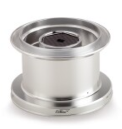 Bobina Rely DC Type 2.5 – Aluminio anodizado ultraligero 88 g – Freno multidisco de carbono – Compatibilidad Cygnus, Orion, Yonago y Delphinus