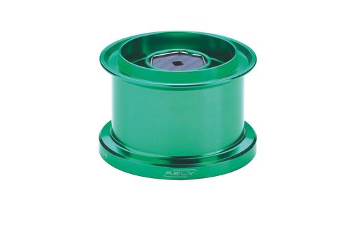 Bobina Rely MC Type 2.0 – Aluminio anodizado ultraligero 93 g – Freno multidisco de carbono – Compatibilidad Yonago, Cygnus, Orion y Delphinus