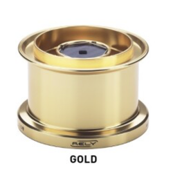 Bobina Rely MC Type 2.0 – Aluminio anodizado ultraligero 93 g – Freno multidisco de carbono – Compatibilidad Yonago, Cygnus, Orion y Delphinus