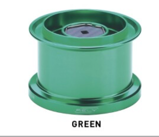 Bobina Rely MC Type 2.0 – Aluminio anodizado ultraligero 93 g – Freno multidisco de carbono – Compatibilidad Yonago, Cygnus, Orion y Delphinus