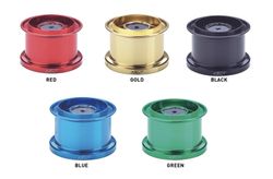 Bobina Rely MC Type 2.0 – Aluminio anodizado ultraligero 93 g – Freno multidisco de carbono – Compatibilidad Yonago, Cygnus, Orion y Delphinus