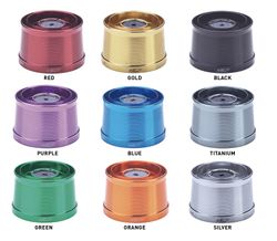Bobina Rely CSC Type 1.5 – Cónica Shallow Cast 80 g – Aluminio anodizado ultraligero – Freno multidisco de carbono – Compatibilidad Yonago, Cygnus, Orion y Delphinus