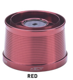 Bobina Rely CSC Type 1.5 – Cónica Shallow Cast 80 g – Aluminio anodizado ultraligero – Freno multidisco de carbono – Compatibilidad Yonago, Cygnus, Orion y Delphinus