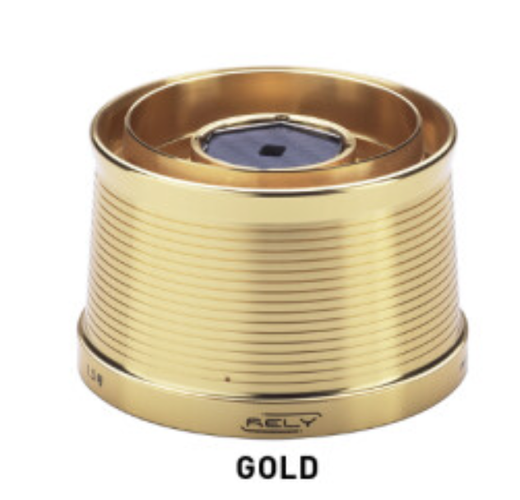 Bobina Rely CSC Type 1.5 – Cónica Shallow Cast 80 g – Aluminio anodizado ultraligero – Freno multidisco de carbono – Compatibilidad Yonago, Cygnus, Orion y Delphinus