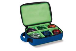 Bolsa portabobinas RB21 impermeable – 6 compartimentos ajustables – Cremalleras reforzadas – 25x18x8 cm