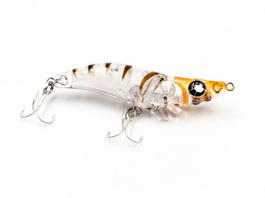 Breaden Ebi No Sanpo 50D – Señuelo ultraligero tipo camarón – Sistema T3S Turbine Shrimp Swimming – 50 mm / 3,5 g – Acción realista para spinning LRF