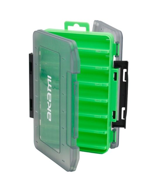 Caja portaseñuelos Akami LB-420 para 14 unidades en PVC inyectado resistente