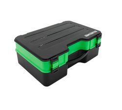 Caja organizadora Akami TB-550 doble cara con 28 compartimentos de PVC inyectado