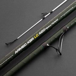 Caña de Surfcasting Cinnetic Armed XBR LC Heavy Hybrid 4,20 m – Acción 113-250 g – Puntera híbrida – Carbono XBR 24/30T – Anillas Fuji