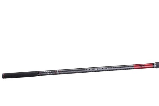 Caña Surfcasting Akami Gemini Special 4,20 m – Carbono Toray 40XT espiral – Acción rápida 33号 (100–280 g) – Puntera híbrida reflectante – Anillas Fuji Low Rider