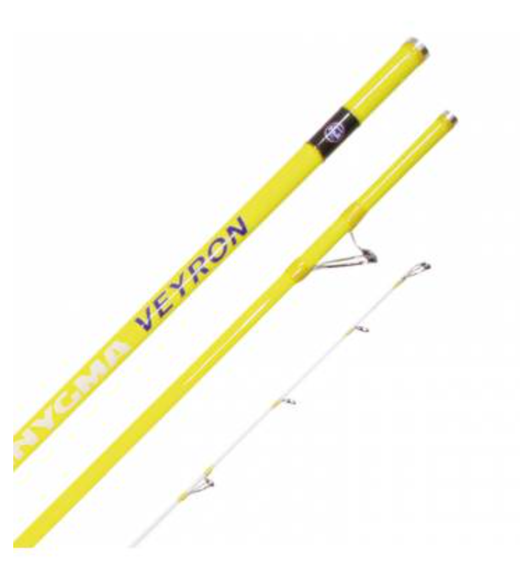 Caña de Surfcasting Vercelli Enygma Veyron 4,12 m – 100% Carbono – Acción 100-200 g – Puntera híbrida – Anillas Fuji Low Rider