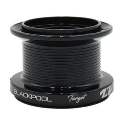 Carrete surfcasting BLACKPOOL Target – Freno 10 kg, bobinas long-cast de grafito y cuerpo ultraligero