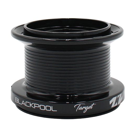 Carrete surfcasting BLACKPOOL Target – Freno 10 kg, bobinas long-cast de grafito y cuerpo ultraligero