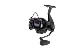 Carrete de pesca Black Devil de grafito ultraligero – Bobina de aluminio Long Cast + bobina extra – Freno 10 kg