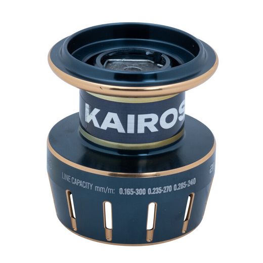 Akami Kairos – Carrete de spinning y embarcación – Cuerpo de carbono, doble bobina y freno estanco de carbono/INOX