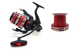 Akami Kozor – Carrete de surfcasting – Super Slow Oscillation, doble bobina cónica y microfreno rápido de 18 kg