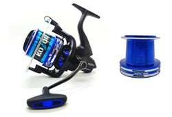 Akami Kozor – Carrete de surfcasting – Super Slow Oscillation, doble bobina cónica y microfreno rápido de 18 kg