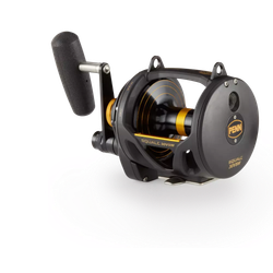 Penn Squall Lever Drag 2 Speed – Carrete de pesca de dos velocidades con freno Dura-Drag y cuerpo de grafito