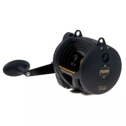 Penn Squall Lever Drag 2 Speed – Carrete de pesca de dos velocidades con freno Dura-Drag y cuerpo de grafito