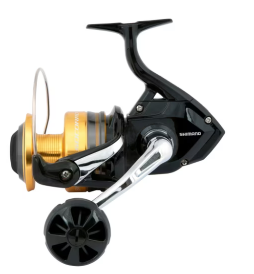 Shimano Socorro SW – Carrete de spinning para agua salada – Engranajes HAGANE, freno Cross Carbon y bobina AR-C – Tallas 5000 a 10000