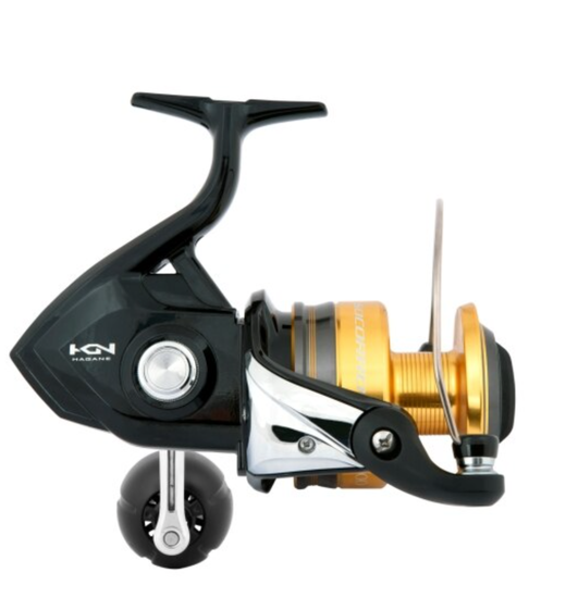 Shimano Socorro SW – Carrete de spinning para agua salada – Engranajes HAGANE, freno Cross Carbon y bobina AR-C – Tallas 5000 a 10000