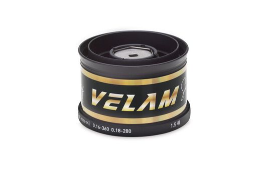 Carrete Akami Velam ultraligero metálico 20 kg con 2 bobinas (aluminio y grafito)