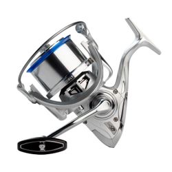 Carrete Yuki Orly SW – 6+1 rodamientos inox – Freno 20 kg – 2 bobinas (aluminio 9000 / grafito 10000)