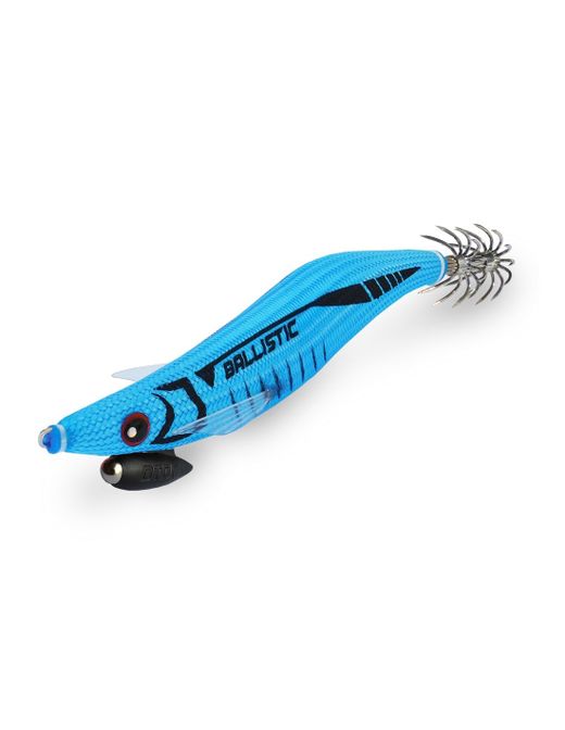 DTD Ballistic Full Color Egi 2.8 – Jibionera luminosa Green Glow con aletas de silicona