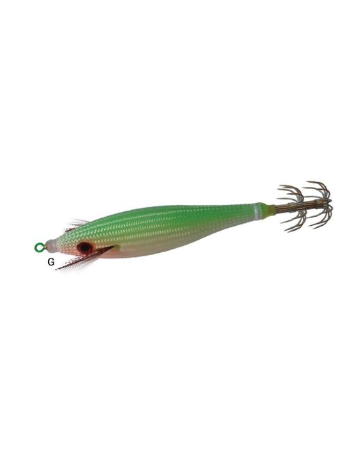 DTD Color Glavoc 2.0 – Jibionera 65 mm luminosa con tela rugosa y doble corona para calamar