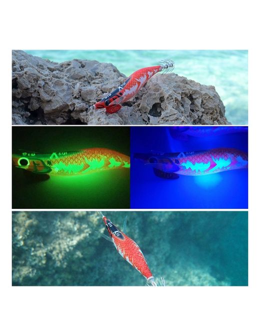 Señuelo eging DTD X-EGI para calamares y sepias – Diseño contrastado y alta visibilidad