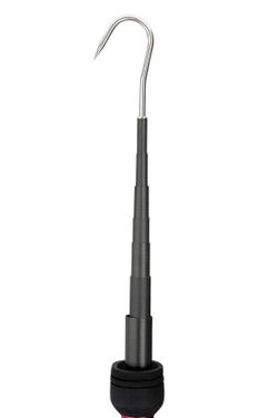 Gaff plegable EGI para cefalópodos – Carbono trenzado – Corona y gancho inox – Grip antideslizante EVA