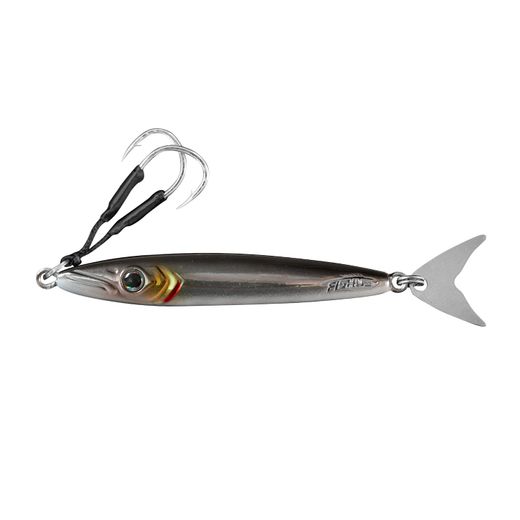 Señuelo vertical Fishus by Lurenzo Espejig – Jig metálico con cola de acero inoxidable – Acción rápida y destellos hipnóticos