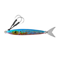 Señuelo vertical Fishus by Lurenzo Espejig – Jig metálico con cola de acero inoxidable – Acción rápida y destellos hipnóticos