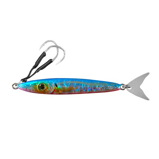 Señuelo vertical Fishus by Lurenzo Espejig – Jig metálico con cola de acero inoxidable – Acción rápida y destellos hipnóticos